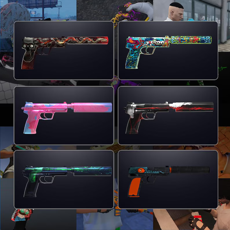 FiveM Mega Weapon Bundle Over 100+ Detailed Skins – Download Now