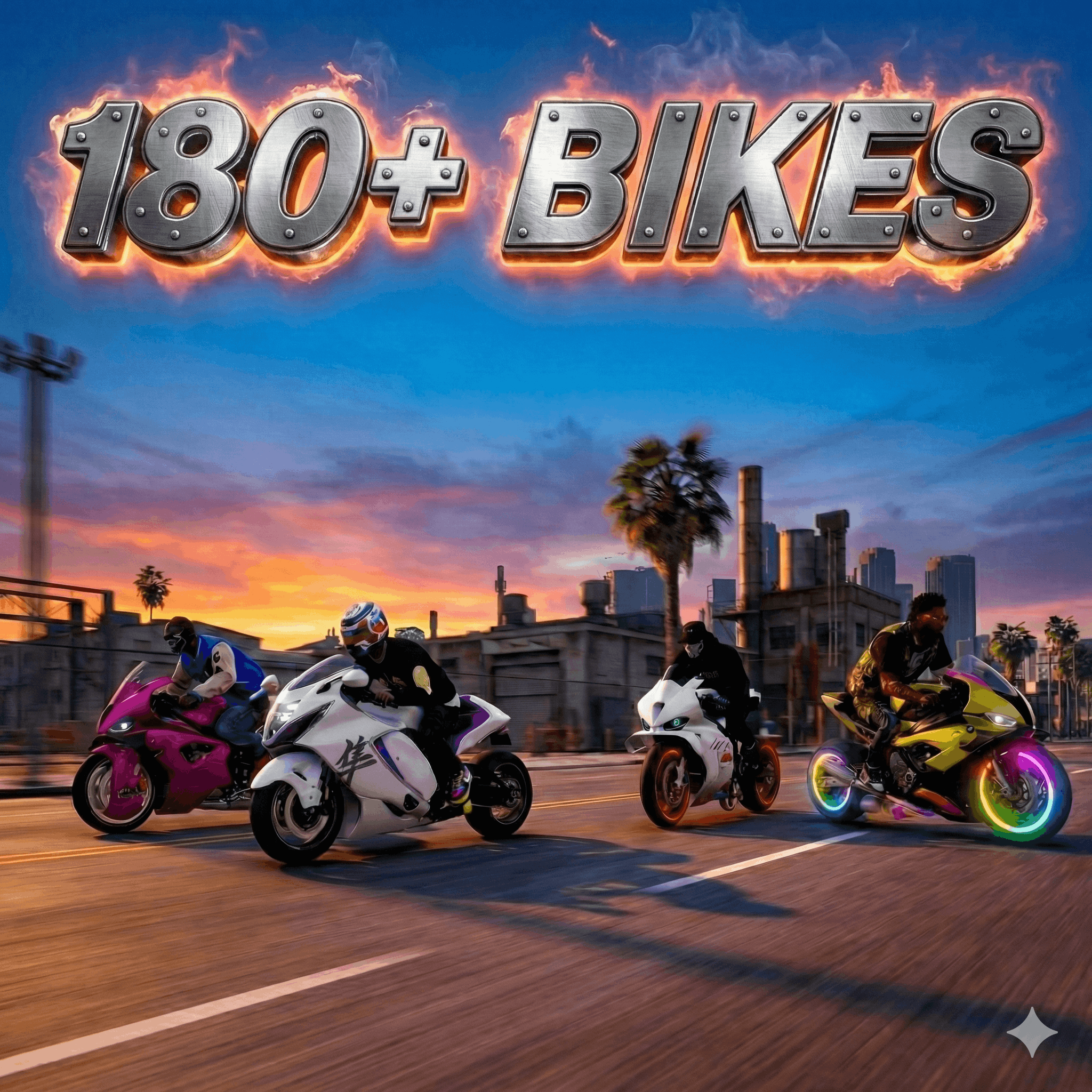 FiveM  100 Bikes  Optimized High Quality Fivem Ready
