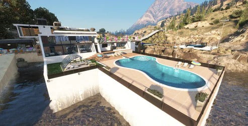 Elysium Mafia Mansion Fivem Ready MLO Custom Map