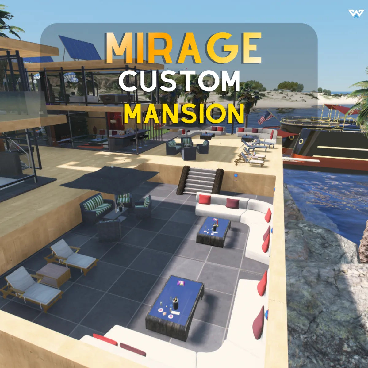 Mirage Mansion | Fivem Ready | MLO | Custom Map